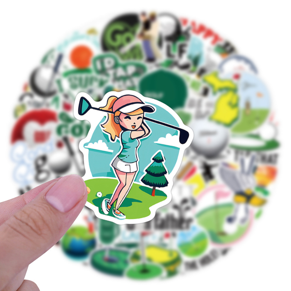 60 個ボールスポーツゴルフ落書き防水 DIY ステッカー装 - Aqua Sports Club のレビューと価格